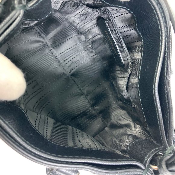 SALVATORE FERRAGAMO Black Leather Shoulder Bag - Picture 10 of 14